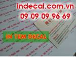 In tem decal vỡ giá rẻ cho thương hiệu 'Mặt nạ thuốc Nam'