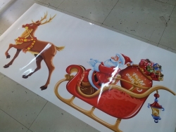 Dịch vụ in decal dán trang trí dịp lễ Noel lấy liền, giá rẻ cho Trung tâm bảo hành xe Kia