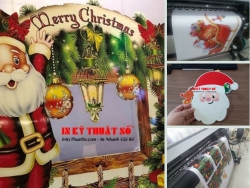 Top 10 công ty in hình trang trí Giáng Sinh, Noel, in decal dán kính trang trí Giáng Sinh