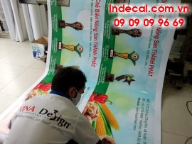 In decal làm poster quảng cáo cho Công Ty TNHH TMDV Chế Biến Nông Sản Thành Phát - Thaphimex Vietnam