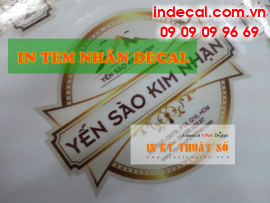 In tem nhãn decal cho thương hiệu Yến sào Kim Nhạn, 731, Minh Tam, InDecal.com.vn, 29/04/2015 15:04:25