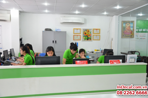 Trung tâm in decal khổ lớn trang trí của In Decal - InDecal.com.vn
