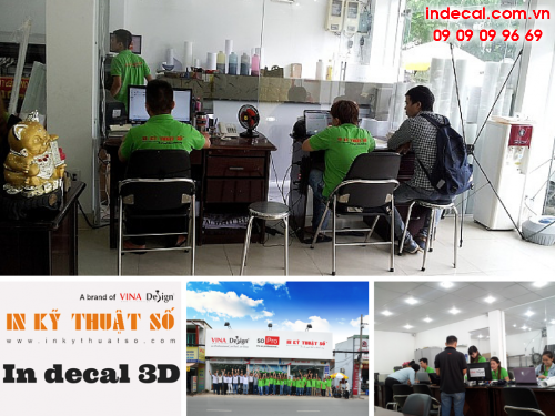 In decal 3D với hình ảnh nổi bật, chân thật thực hiện in ấn tại In Decal - InDecal.com.vn