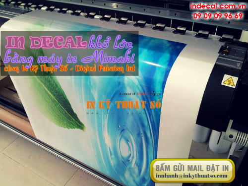 Gửi email dịch vụ in decal khổ lớn In Decal - InDecal.com.vn