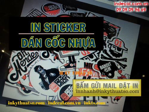 Bam gui email dat in sticker tu decal nhanh voi Cong ty TNHH In Ky Thuat So - Digital Printing 