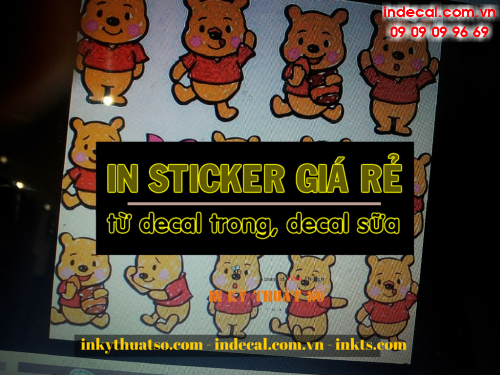 In sticker gia re - dich vu in sticker nhanh tren may in Mimaki cong nghe Nhat chat luong tu Cong ty TNHH In Ky Thuat So - Digital Printing 