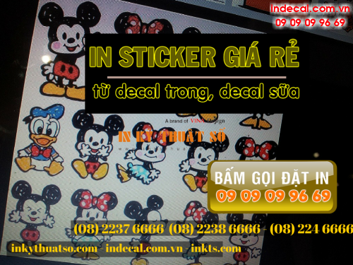 Bam goi dat in sticker gia re voi Cong ty TNHH In Ky Thuat So - Digital Printing 