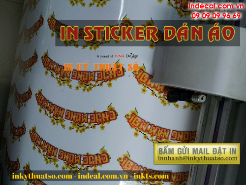 Gửi email đặt sticker dán áo với In Decal - InDecal.com.vn