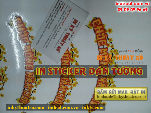 Bam gui email dat in sticker dan tuong Han Quoc tai Cong ty TNHH In Ky Thuat So - Digital Printing 
