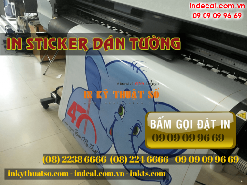 Bam goi dat in sticker dan tuong Han Quoc tai Cong ty TNHH In Ky Thuat So - Digital Printing 